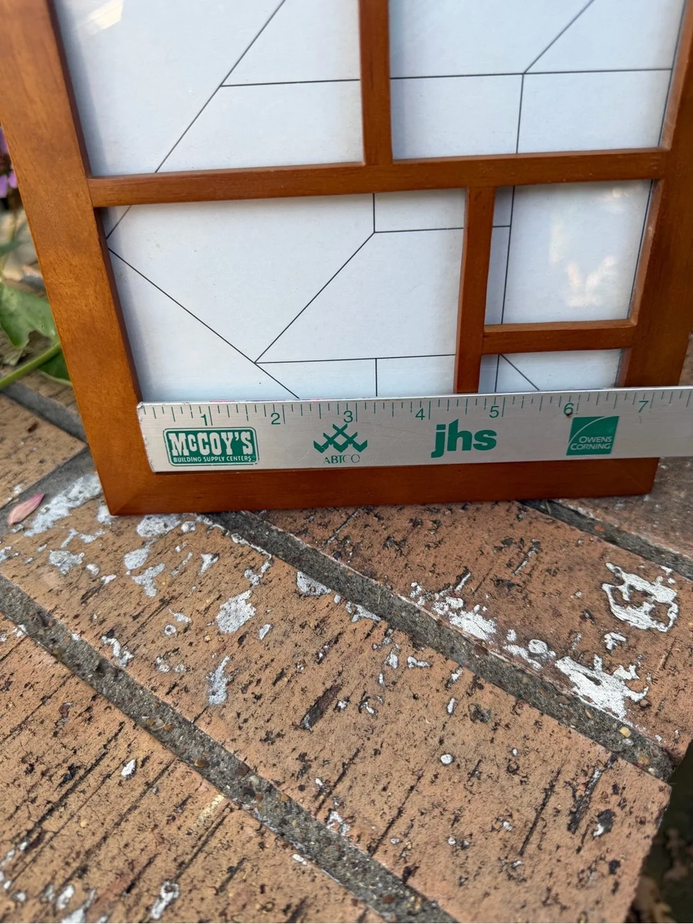 Wooden Multi-Opening Photo Frame in Warm Brown Hangs or stands Holds 5 Photos